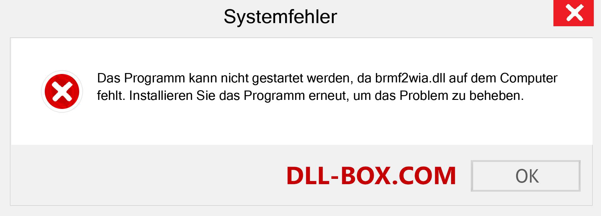 brmf2wia.dll-Datei fehlt?. Download für Windows 7, 8, 10 - Fix brmf2wia dll Missing Error unter Windows, Fotos, Bildern